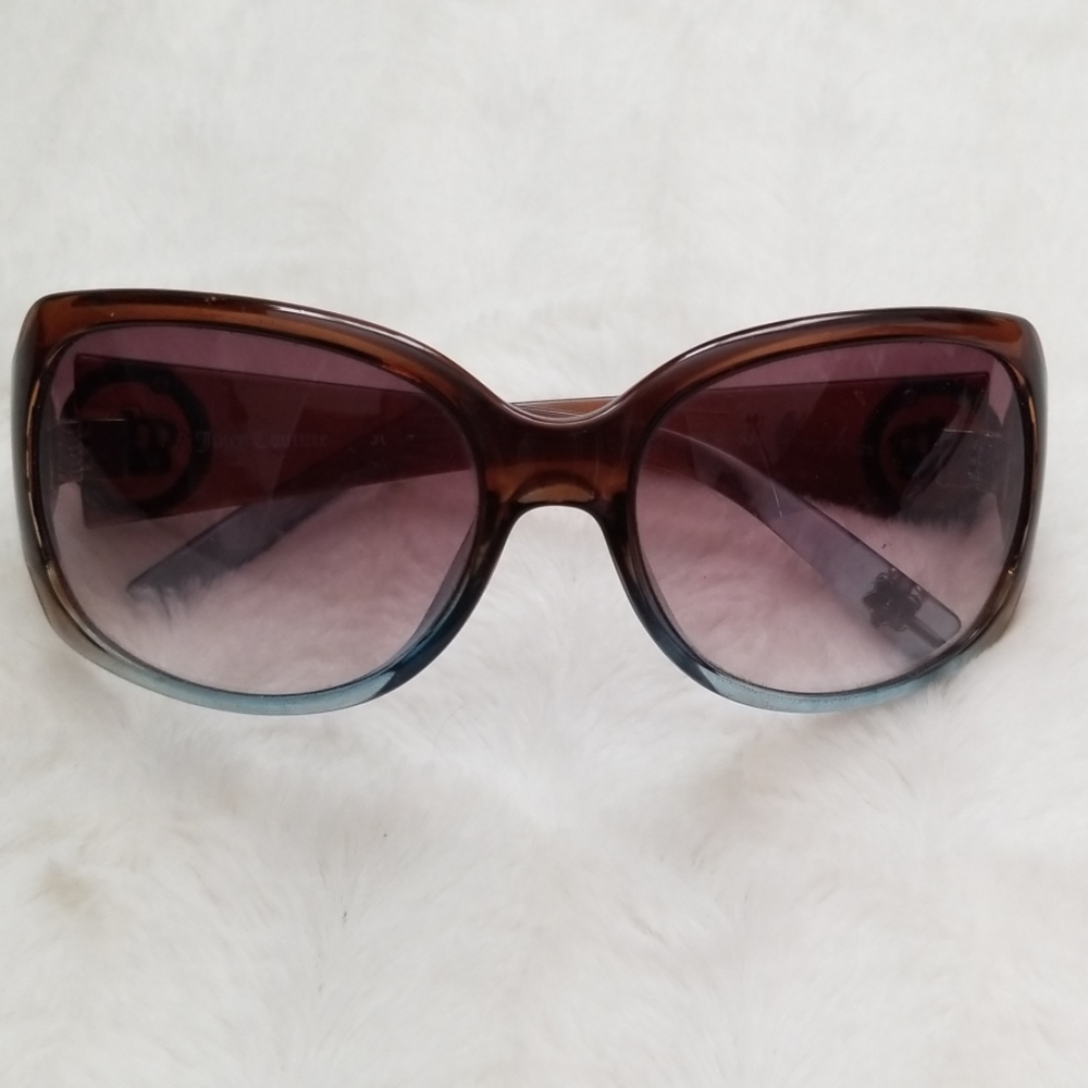 Juicy Couture Brown Blue Ombre Sunglasses